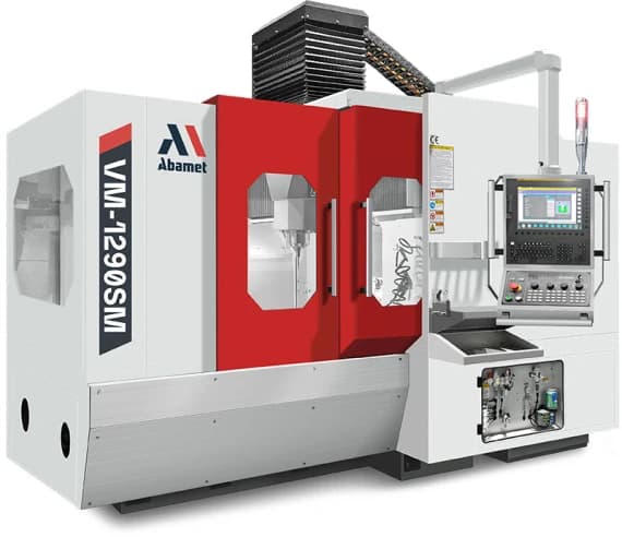 Высокоскоростной фрезерный станок с ЧПУ по металлу VM-1290SM, двухколонный, стол 1320х800 мм