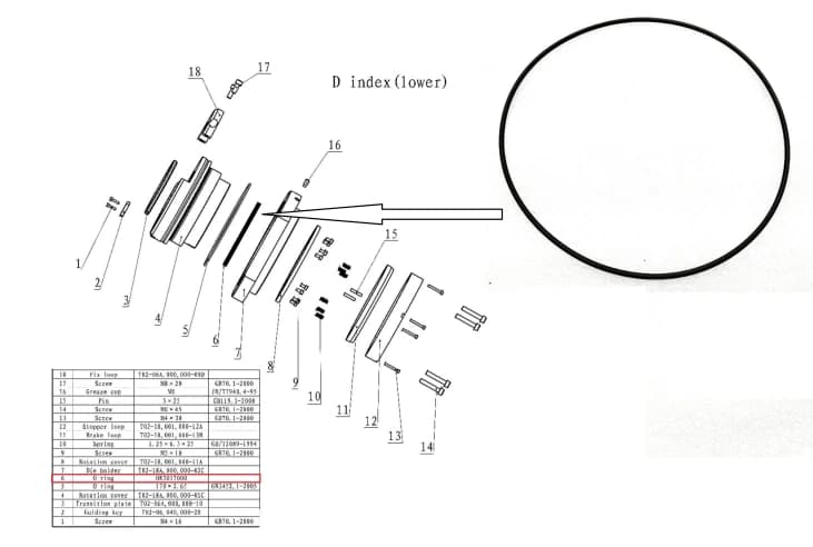 О-кольцо OR3017000