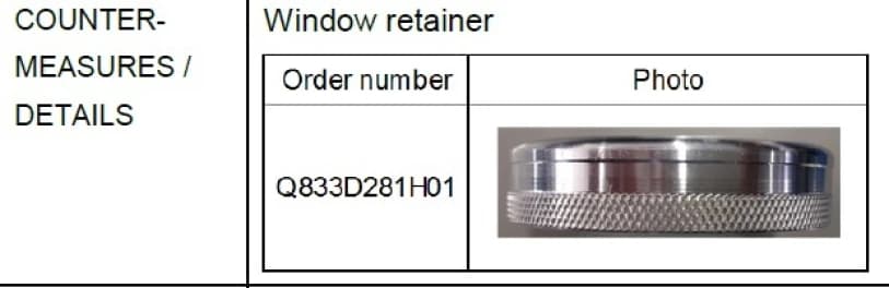 Держатель защитного стекла для ZoomHead (Q833D281H01)