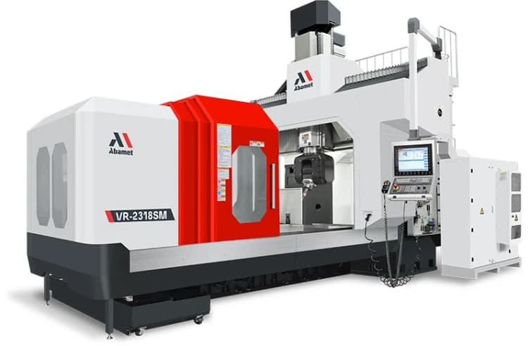 Пятиосевой фрезерный обрабатывающий центр с ЧПУ по металлу VR-2318SM, двухколонный, стол 2300х1600 мм