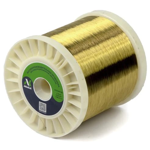 Латунная проволока AdvaCut для электроэрозии, Ø 0,25 мм, σ 500 Н/мм2, катушка K160, 8 кг