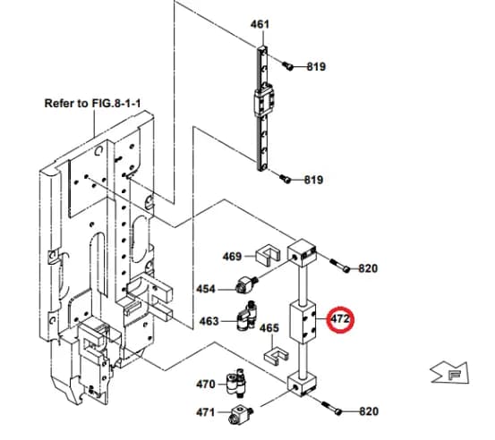 Воздушный цилиндр. Реплика X088D858H01