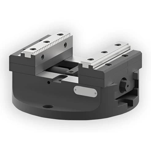 Тиски самоцентрирующиеся ø210 мм, ACR1-125 AdvaCut, для поворотного стола, 125x152 мм