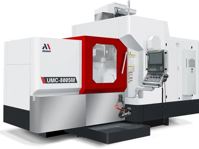 Пятиосевой фрезерный станок с ЧПУ по металлу UMC-800SM, двухколонный, стол-планшайба Ø800 мм