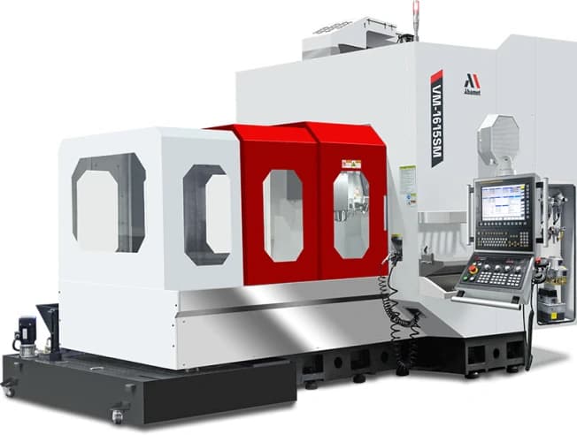 Высокоскоростной фрезерный станок с ЧПУ по металлу VM-1615SM, двухколонный, стол 1800х1300 мм
