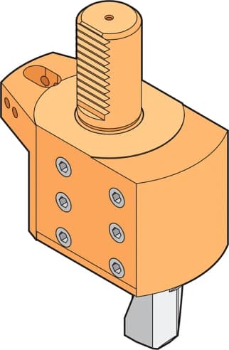 Держатель расточных резцов, тип Е2-40х40 со смещением, ф40 мм, правый VDI40