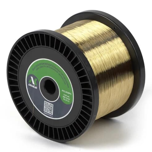 Латунная проволока AdvaCut для электроэрозии, Ø 0,30 мм, σ 1050 Н/мм2, катушка P5, 5 кг
