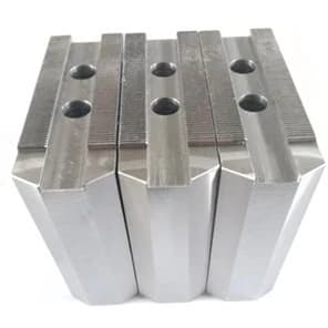 Спец. мягкие заостренные кулачки (3 шт.) для гидравл. патрона 8'', 95x35x80 мм, паз 14 мм, МЦ 25мм, М12, гребенка 1,5х60