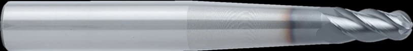 Фреза концевая твердосплавная BGS01-BNCC4-030-008-150, сферическая, конусная режущая часть, ØD 3 мм