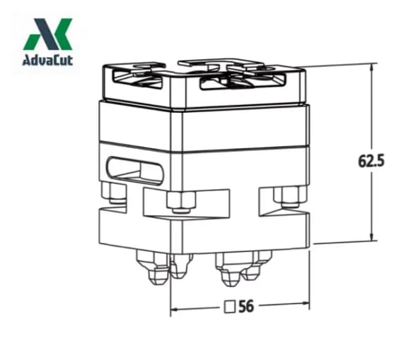 Адаптер с 3R System на Erowa ITS50 