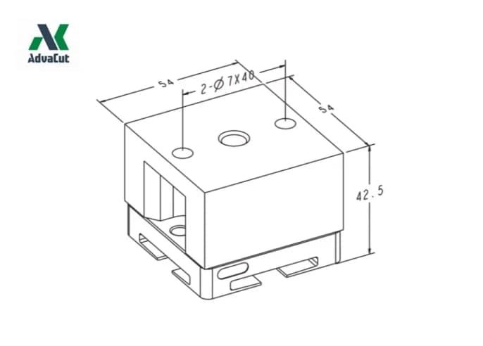 Электрододержатель плоский стальной 3R
