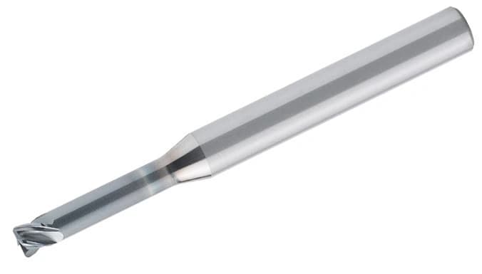 Фреза концевая твердосплавная APL131-CRFN4-0300-0300-030, с радиусом при вершине, обниженная шейка, ØD 3 мм