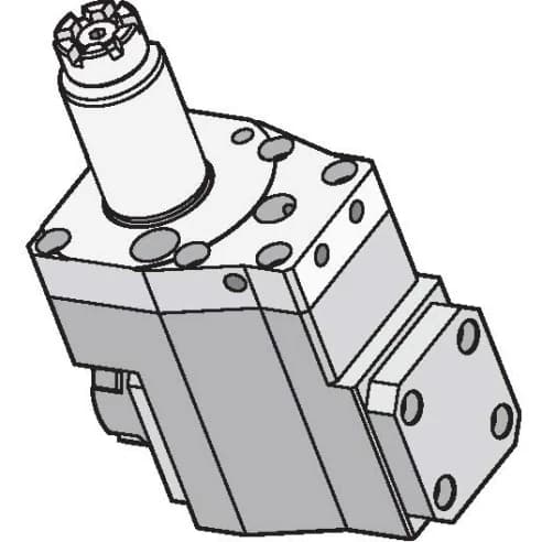 Приводной угловой блок со смещением AdvaCUT VDI30 DIN5480, ER25, T=1:1, RMP=5000, внеш. СОЖ