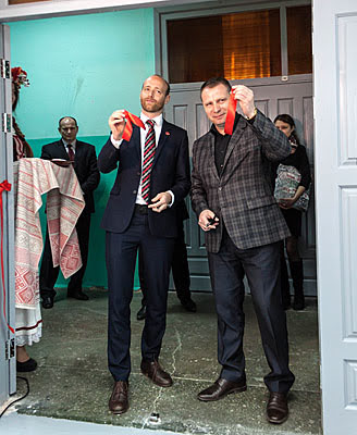 Открытие центра технического обучения Haas (HTEC) в Могилеве (14.04.2016)