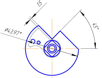 Чертеж детали