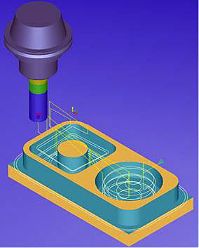 Обработка стали (станок Haas VF-3YT/50