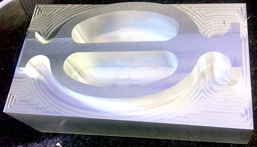 Обработка алюминия (Haas VF-3YT/50))