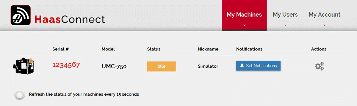 HaasConnect: управление станками