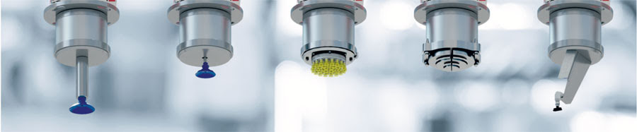 Сменные насадки для захвата заготовок разных размеров и толщины