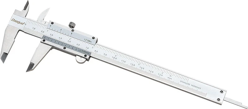 Штангенциркуль нониусный; 0-200мм/0-8"; 0,05мм/1/128"