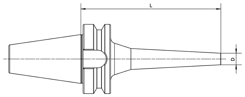 Цанговый патрон AdvaCut BBT40 DC12, ø1-12 мм, H=150; MAS403/BBT; AD; G6,3
