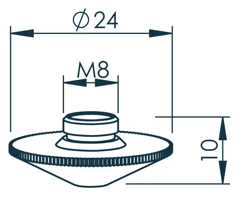 Сопло одинарное Ø0.8 CP (352280, TR301-0561CP)