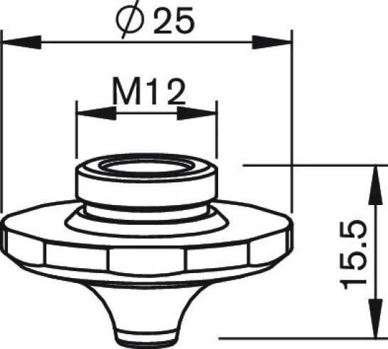 Сопло одинарное Ø2.0 EAB (1373329, TR426-3329X)