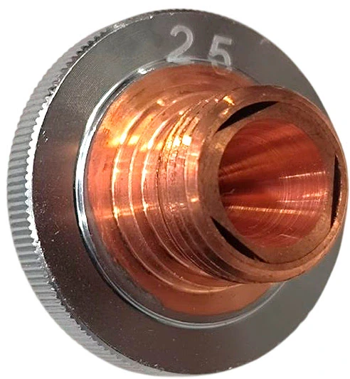 Cопло двойное Ø2.5 хромированное (Prima Power)