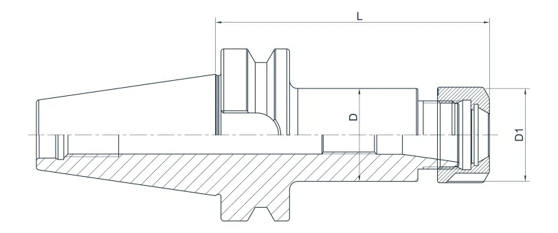 Цанговый патрон AdvaCut BT40 ER16, ø1-10 мм, H=160; MAS403/BT; AD; G6,3