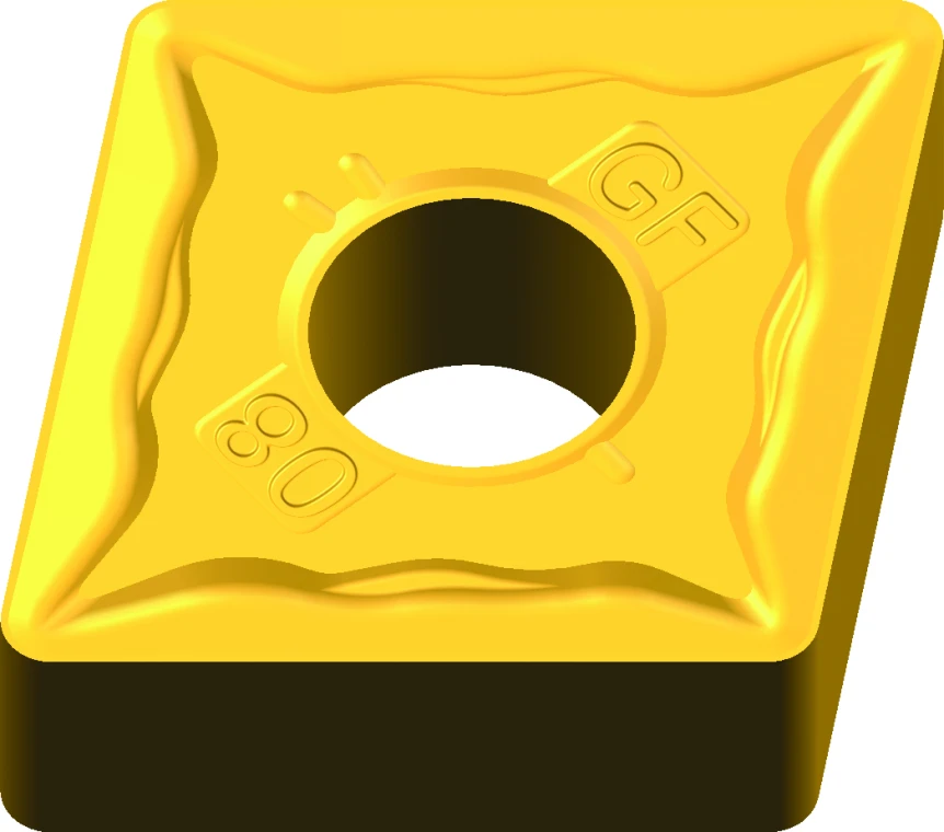 Пластина токарная негативная CNMG120404-GF-CC1015