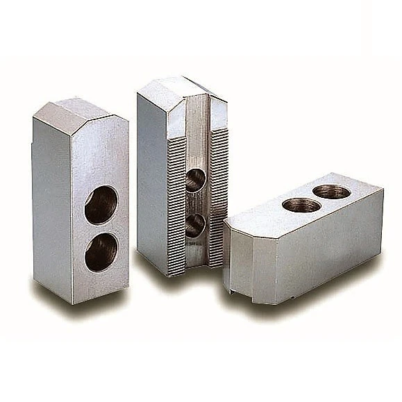 Cтальные мягкие накладные заостренные кулачки (3 шт.) для гидравлических патронов ⌀160 мм, 73x31х36 мм, паз 12 мм, МЦ 20 мм, М10