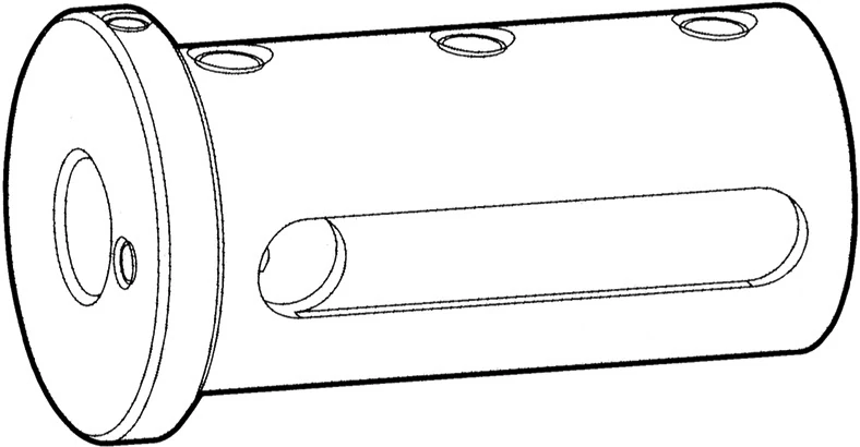 Переходная втулка с предв. зажимом для фрез, сверл, расточных резцов с цилиндр. хвостовиком, с ⌀ 20мм на ⌀ 8мм, L=55мм
