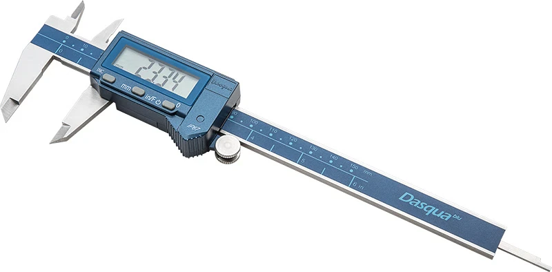 Штангенциркуль цифровой IP67 с большим дисплеем; 0-200мм/0-8"; 0,01мм/0,0005"