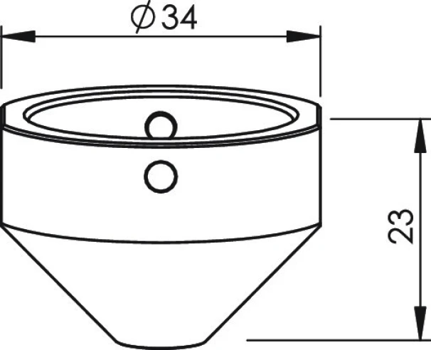 Внешнее cопло Ø4.0 (B01) для Mitsubishi eX, eX-F, SR (BQ980D442G03, MB327-4423)