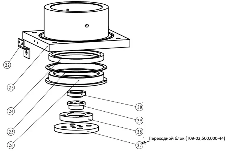 Переходной блок (T09-02,500,000-44)