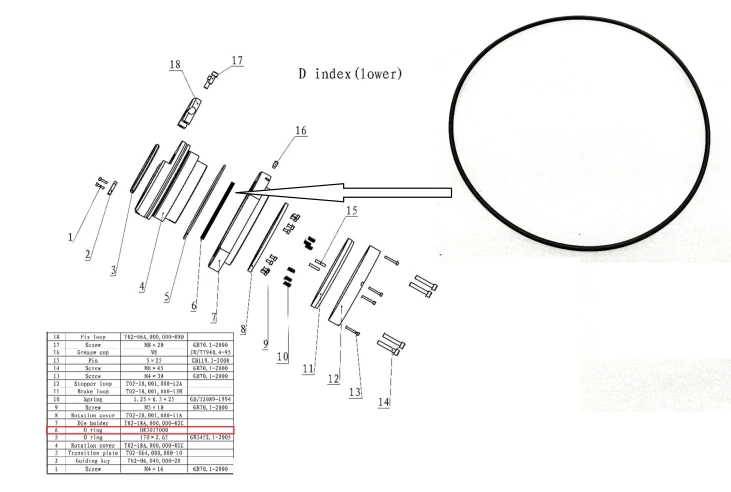 О-кольцо OR3017000