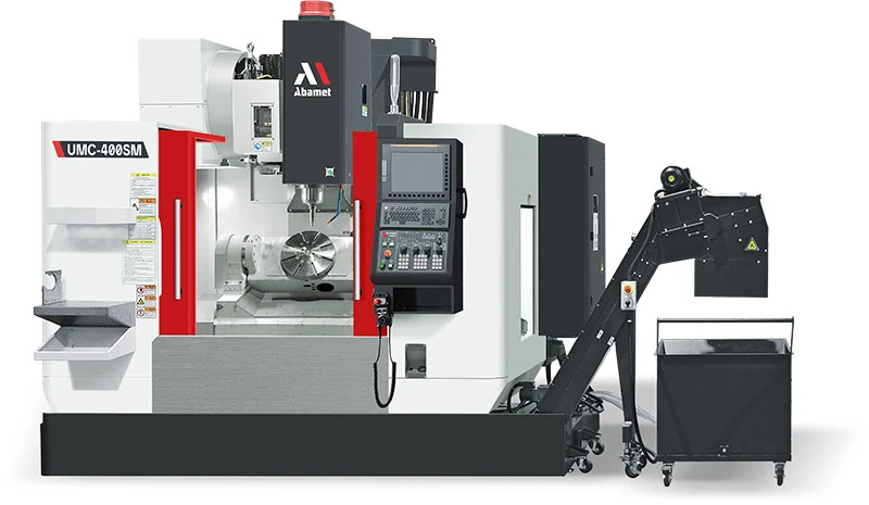 Пятиосевой фрезерный станок с ЧПУ по металлу UMC-400SM, стол-планшайба Ø400 мм