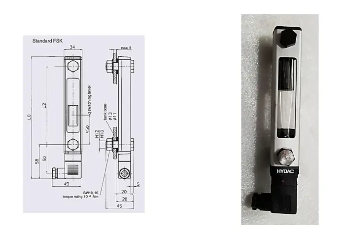 Указатель уровня масла с датчиком (для HRE)