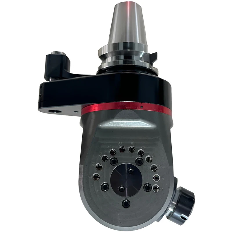 Фрезерная угловая головка ER25M, регулируемая (±95°), 4000 об/мин, H=217, SK40 (DIN-69871)