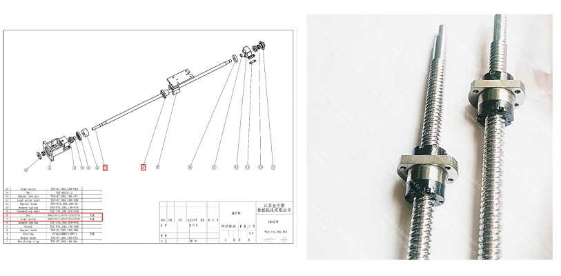 Шарико-винтовая пара 1985 для станка APSS
