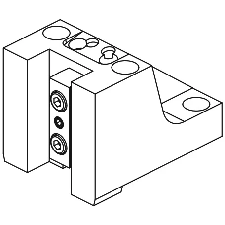 Держатель радиальных резцов 25х25 мм, BMT55 BIGLIA, H=84 мм