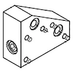 Блок подключения шлангов . Реплика X263D380H02.