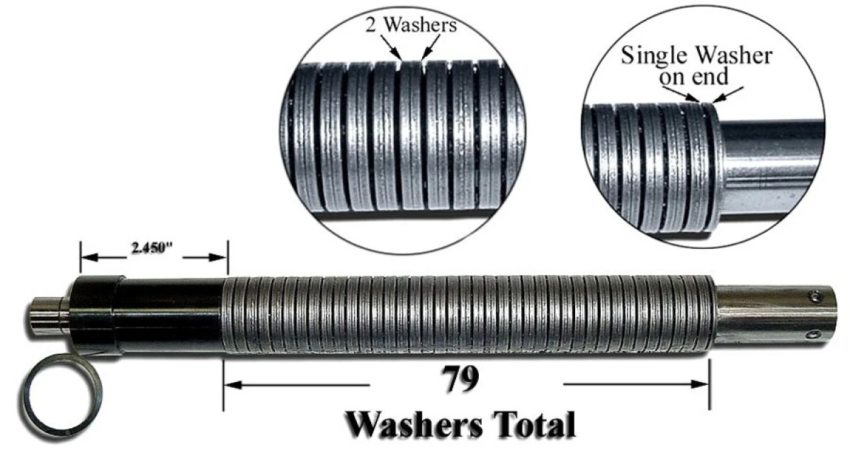 Тяговый стержень зажима инструмента, SPD 79 SPRNG 1300LB HC