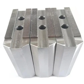 Cтальные мягкие накладные заостренные кулачки (3 шт.) для гидравлических патронов ⌀610 мм, 180x65x100 мм, паз 25 мм, МЦ 60 мм, М20