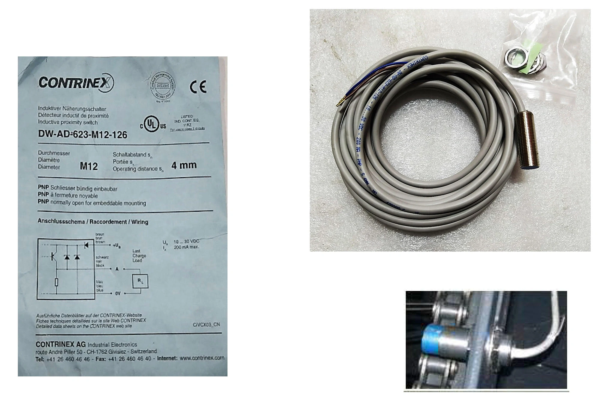 Индукционный датчик, AMPS