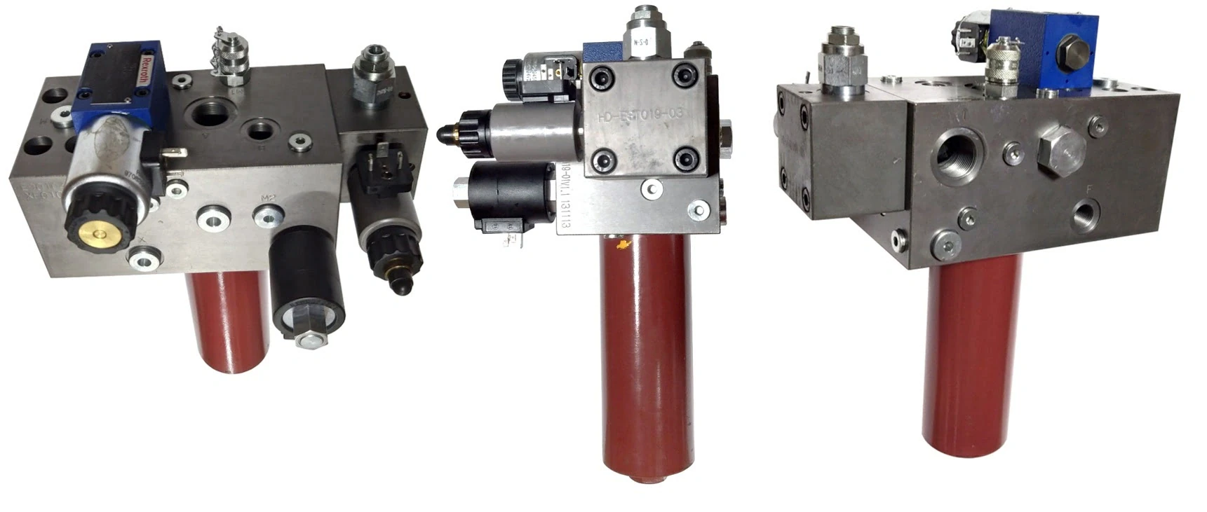 Блок клапанов задания давления, в сборе с насосом, для листогибочных прессов 60 т, 150 т,