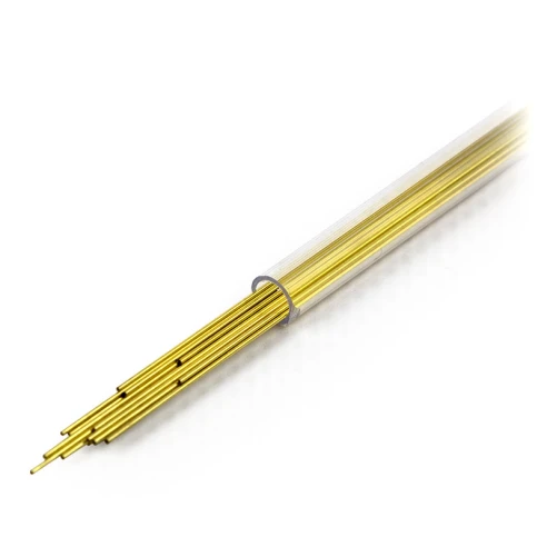 Латунный одноканальный электрод 0.5x400 мм