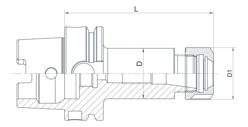 Цанговый патрон AdvaCut HSK63A ER32, ø2-20мм, H=120мм; DIN 69893; AD; G2.5