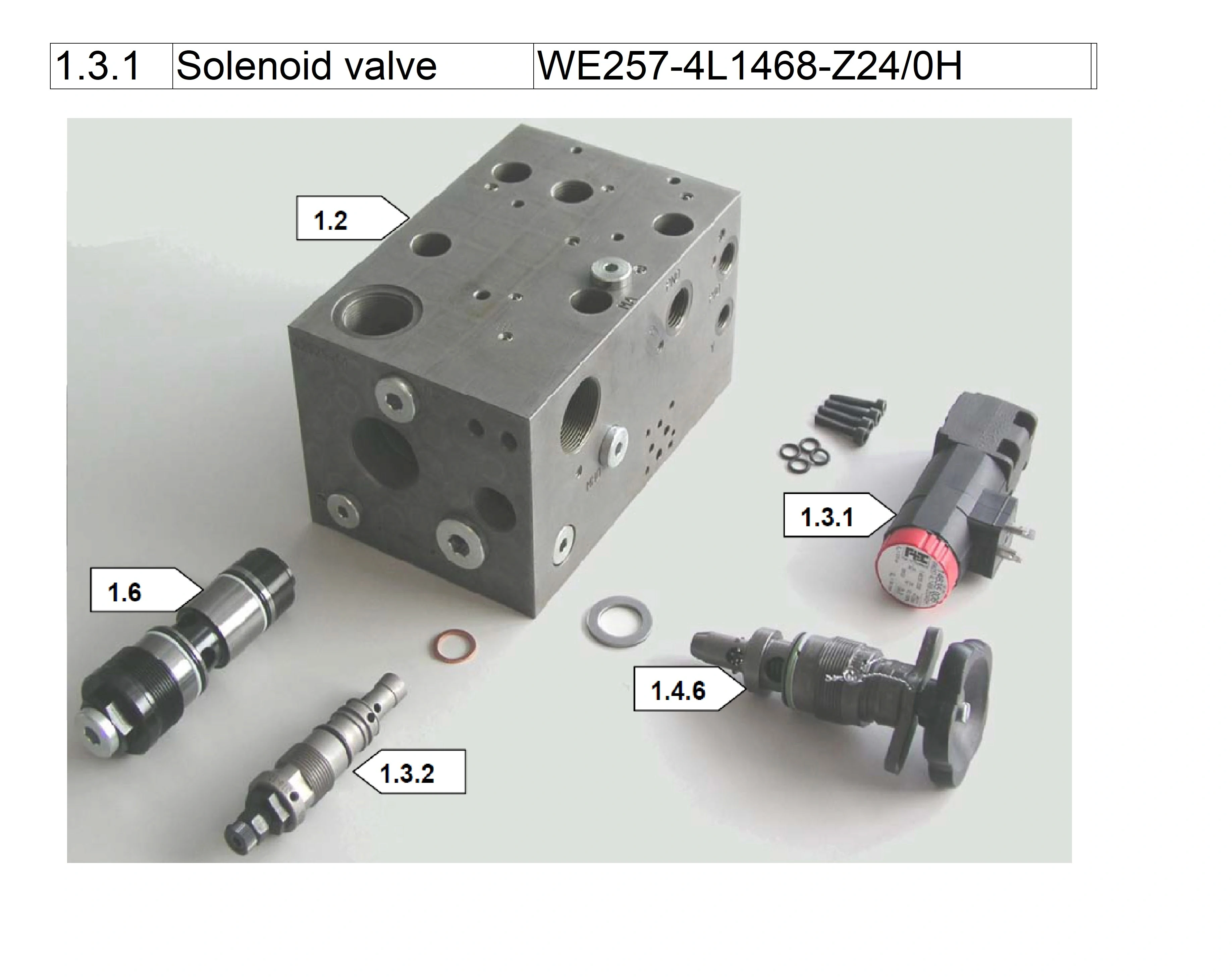 Электромагнитный клапан THL1463500610 WE257-4L1454-Z024-OH