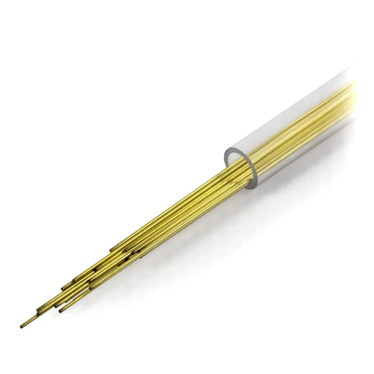 Латунный одноканальный электрод 0.4x400 мм
